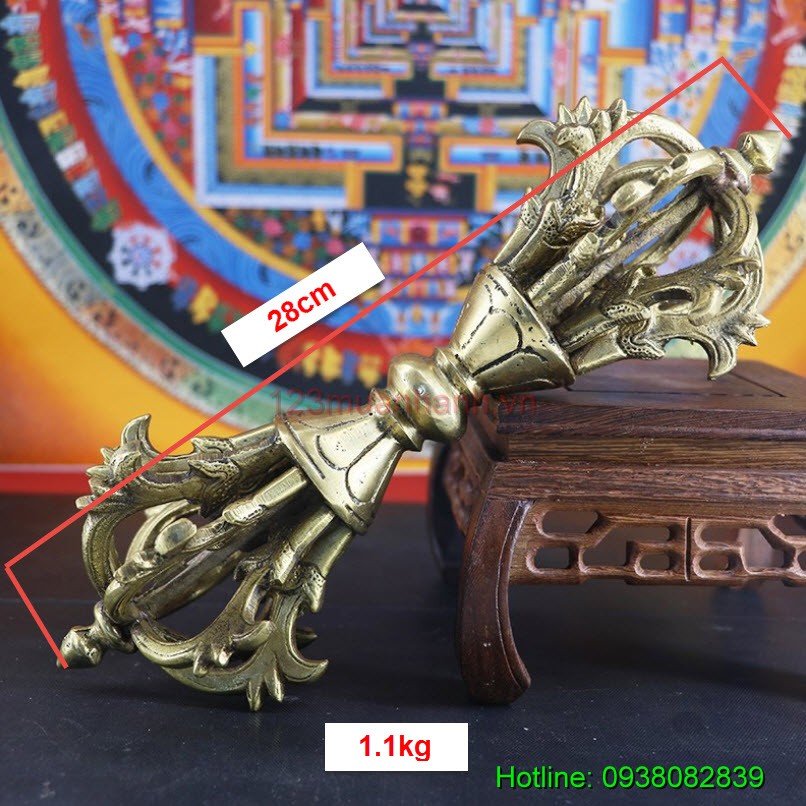 CHÀY KIM CƯƠNG 9 NHÁNH THỦ CÔNG NEPAL - HẾT HÀNG